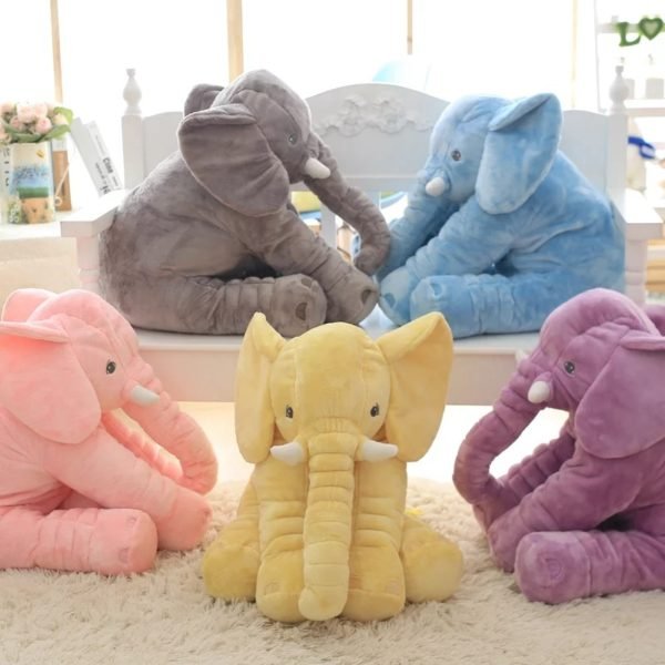 Kids Elephant Soft Pillow Large Elephant Toys Stuffed Animals Plush Toys Baby Plush Doll Infant Toys 2