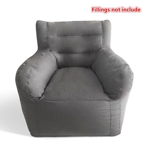 Large Bean Bag Sofa Cover Lounger Chair Sofa Living Room Bedroom Furniture Without Filler Beanbag Bed 2