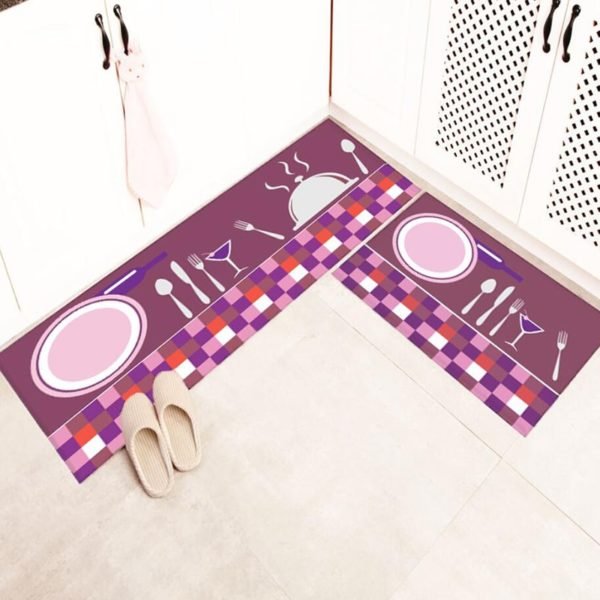 Lovely Long Kitchen Mat Entrance Doormat Non Slip Floor Mat Bathroom Kitchen Carpet Water Absorption Rug 5