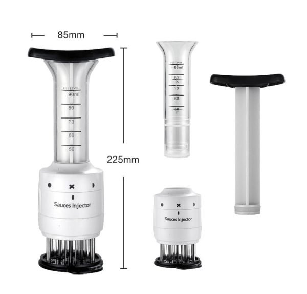 Multi Function Meat Tenderizer Needle ABS Stainless Steel Steak Meat Injector Marinade Flavor Syringe Kitchen Gadgets 1