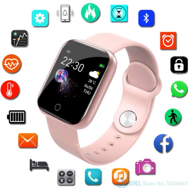 New Smart Watch Women Men Smartwatch For Android IOS Electronics Smart Clock Fitness Tracker Silicone Strap
