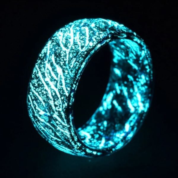 Newly Luminous Glow Ring Glowing In The Dark Jewelry Unisex Decoration for Women Men 5