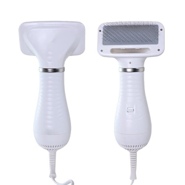 Pet Dog Cats Grooming Dryer With Slicker Brush Pet Hair Dryer And Comb Portable Beauty Brush