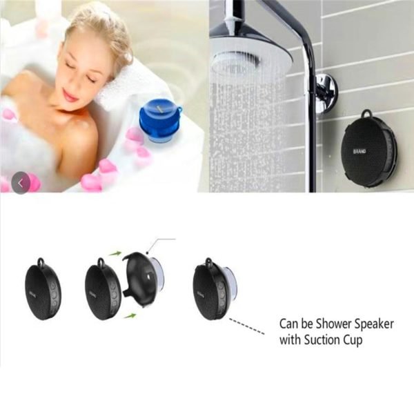 Portable Bikes Bluetooth Speaker Bicycle Column Waterproof Shower Speaker Acoustics Sound Boombox Soundbar Woofer Hands Free 4
