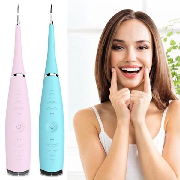Portable Electric Ultrasonic Dental Scaler Tooth Calculus Tool Sonic Remover Stains Tartar Plaque Whitening Oral Cleaner
