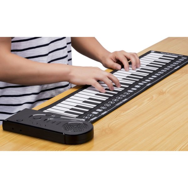 Portable Piano 49 Keys Electronic Pianos Keyboard Professional Smart Folding Silicone Roll Up Piano Beginner Instrument 5