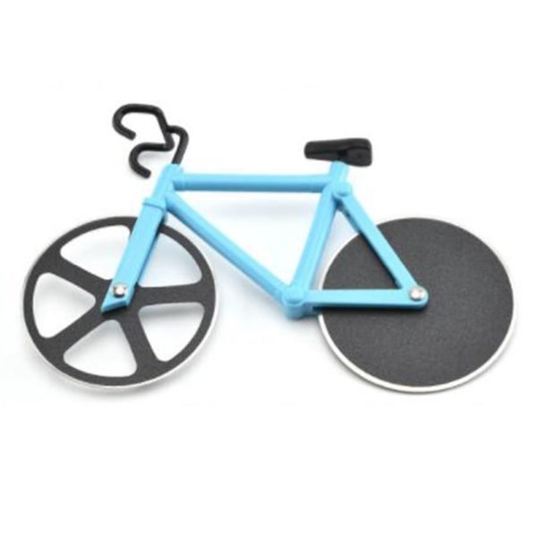 Stainless Steel Fasion Creatived Bicycle Shape Pizza Knife Cutter Wheel Restaurant Chopper Slicer Pastry Pasta Dough 3