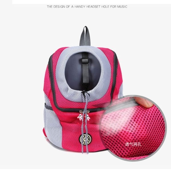 Venxuis New Out Double Shoulder Portable Travel Backpack Outdoor Pet Dog Carrier Bag Pet Dog Front 1