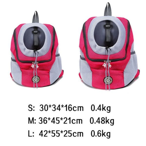 Venxuis New Out Double Shoulder Portable Travel Backpack Outdoor Pet Dog Carrier Bag Pet Dog Front 3
