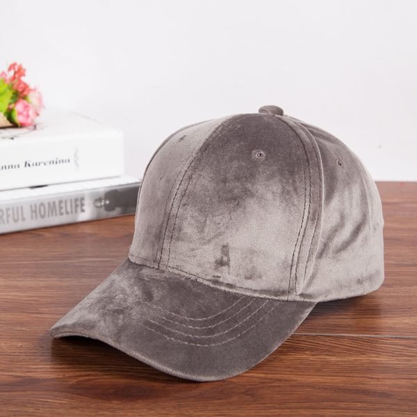 Warm winter Plain Velvet baseball caps with no embroidered casual dad hat strap back outdoor blank 4