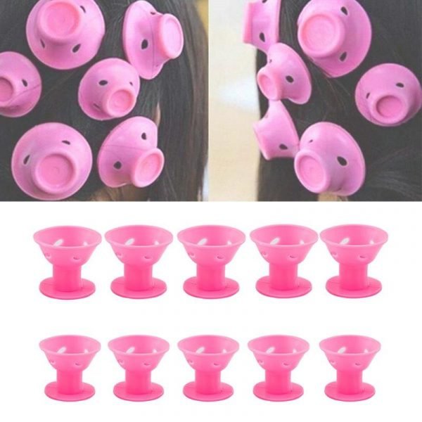 10pcs Magic Silicone Hair Rollers For Mushroom Curlers Sleeping No Heat Soft Rubber Hair Curler Twist 2