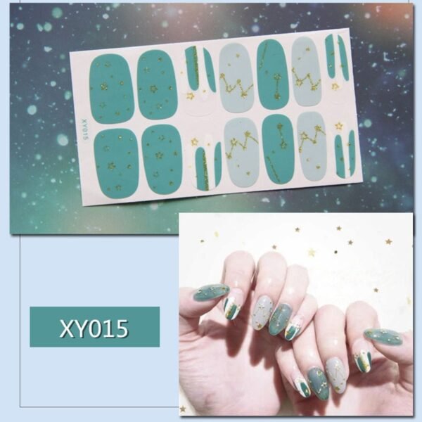2019 Hot Nail Art Stickers DIY Decoration Decals Star Moon Manicure Accessories for Women Lady Beautiful 3