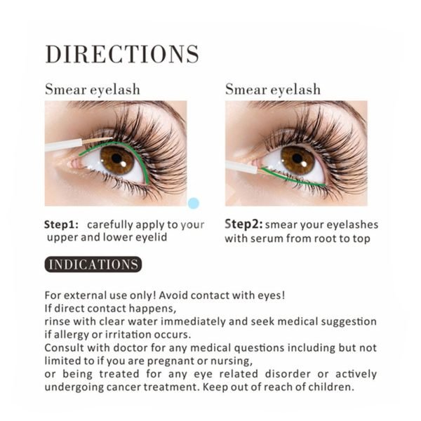 3ml Eyelash Growth Serum 7 Day Eyelash Enhancer Longer Fuller Thicker Eyelashes Lifting Eyebrow Growth Treatments 2