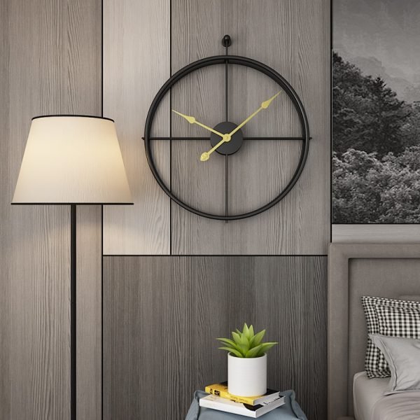 55cm Large Silent Wall Clock Modern Design Clocks For Home Decor Office European Style Hanging Wall 1