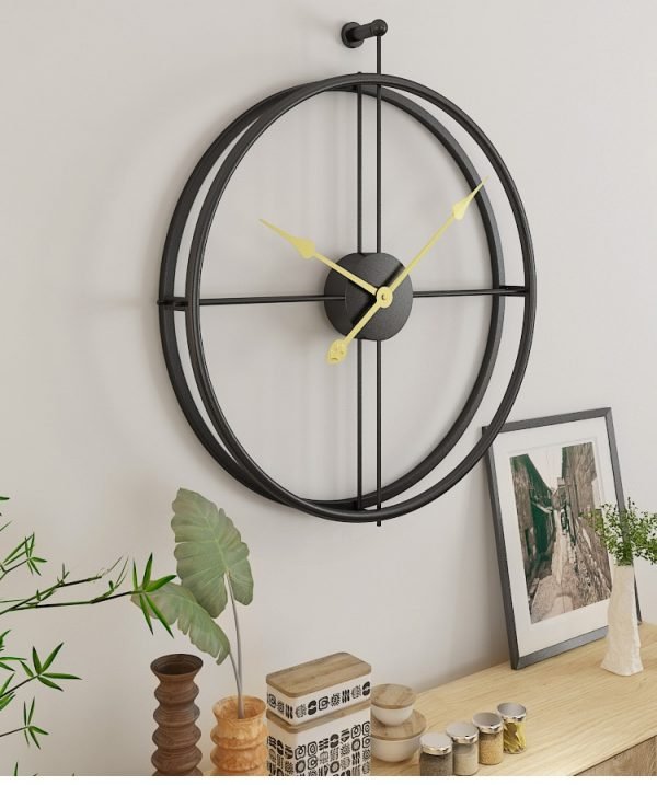 55cm Large Silent Wall Clock Modern Design Clocks For Home Decor Office European Style Hanging Wall 4