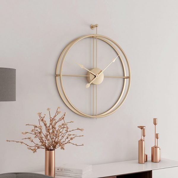 55cm Large Silent Wall Clock Modern Design Clocks For Home Decor Office European Style Hanging Wall