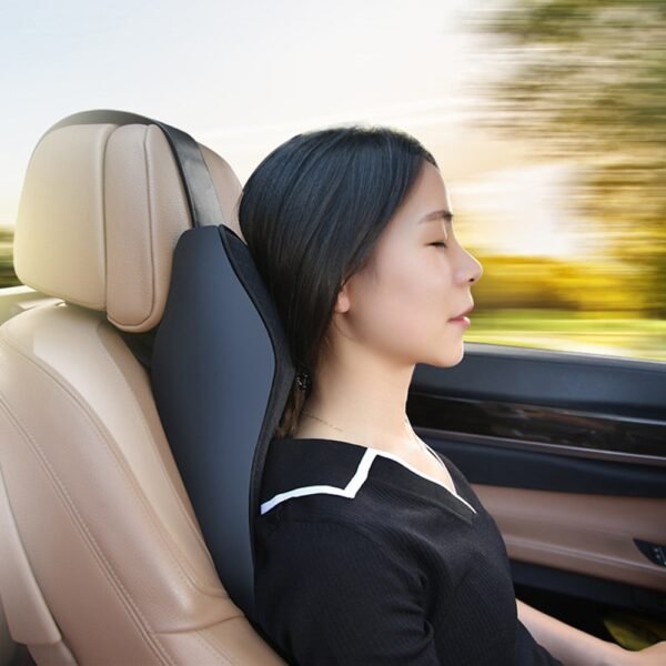 Adjustable Car Neck Pillow 3D Memory Foam Head Rest Auto Headrest Pillow Travel Neck Cushion Support 1