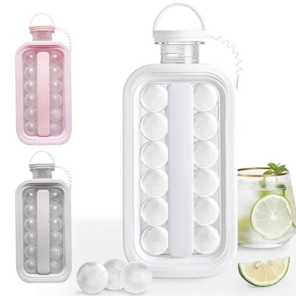 Bar Ice Maker Kettle Summer Party Cooler Container Home Kitchen 17 Grids Holiday DIY Flat Body