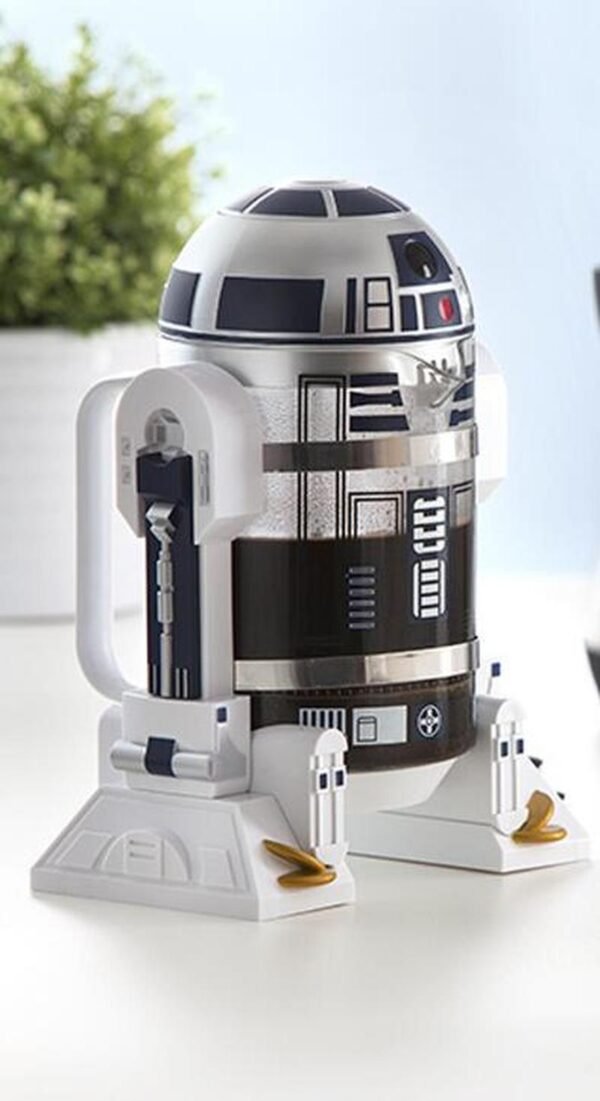 Coffee Pot 960ml Home Mini Star Wars R2 D2 Manual Coffee Maker French Pressed Coffee Pot 5