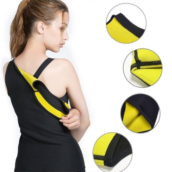 Hot Fitness Sports Cami Vest Exercise Shapers Tops Training Sweat Sleeveless Shirt Neoprene Clothes Vests Slimming 3