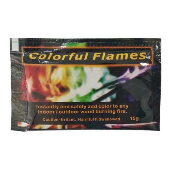 Magic Fire Color Change Tools Tricks Coloured Flames Bonfire Sachets Fireplace Pit Patio Color Toy Funny 4