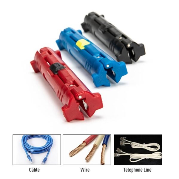 Multi function Electric Wire Stripper Pen Rotary Coaxial Wire Cable Pen Cutter Stripping Machine Pliers Tool 1