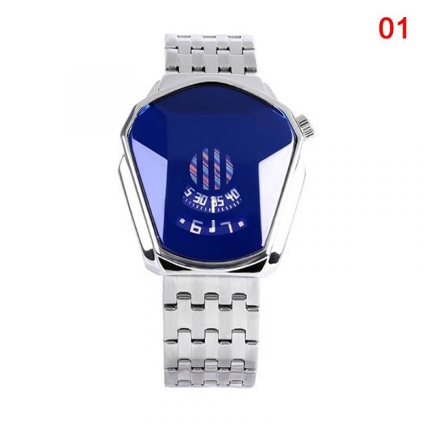 New Hot Diamond Style Quartz Watch Waterproof Fashion Steel Band Quartz Watch for Men Women USJ99 3