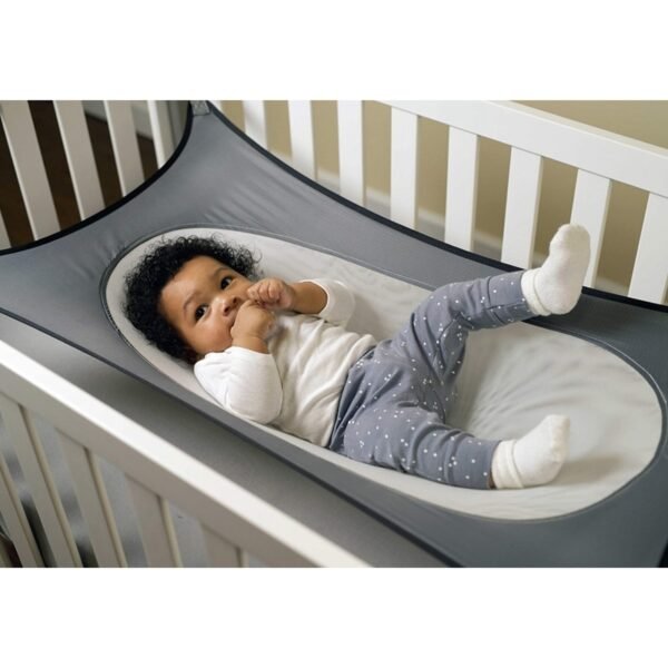 OLOEY Infant Baby Hammock Newborn Kid Sleeping Bed Safe Detachable Baby Cot Crib Swing Elastic Hammock 1