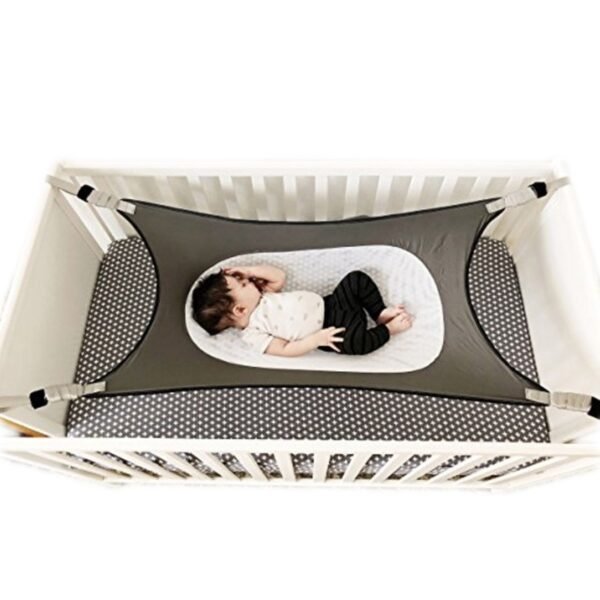 OLOEY Infant Baby Hammock Newborn Kid Sleeping Bed Safe Detachable Baby Cot Crib Swing Elastic Hammock