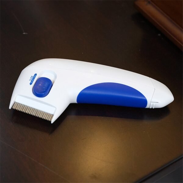 Pet Cat Dog Electric Terminator Brush Anti Removal Kill Lice Cleaner Electric Head Pet Fleas Electronic 2