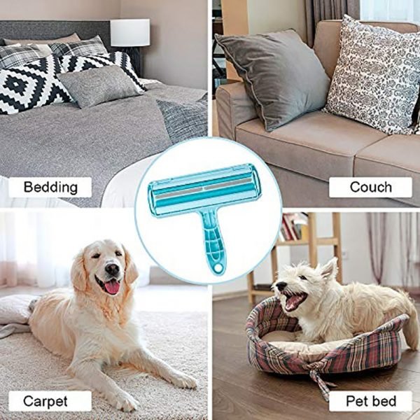 Pet Hair Remover Roller Dog Cat Hair From Furniture Carpets Clothing Self Cleaning Lint Dog Cat 2