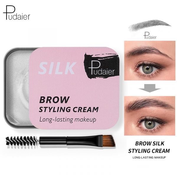Pudaier Feathery Brows Setting Gel Grooming Eyebrows Gel for Eyebrows Styling Wax soap Henna for Eyebrow 1