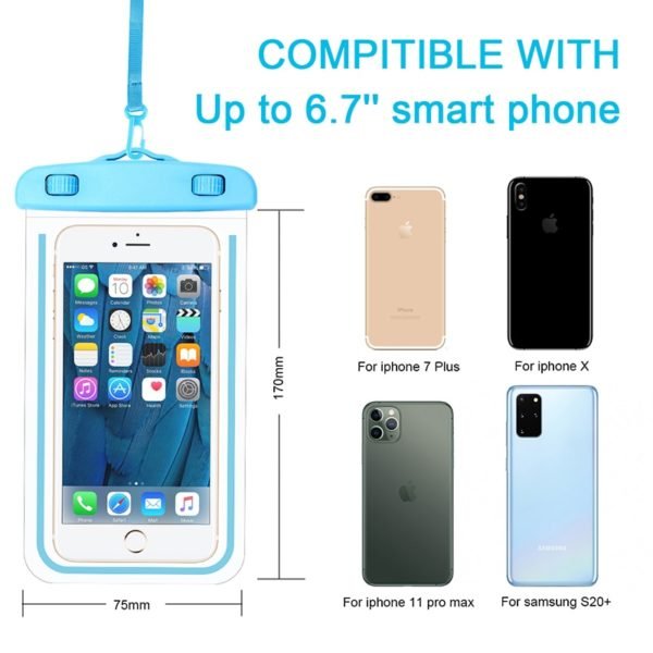 Swimming Phone Bag Real Waterproof Case For iPhone 11 Pro XS Max X 8 7 6 4