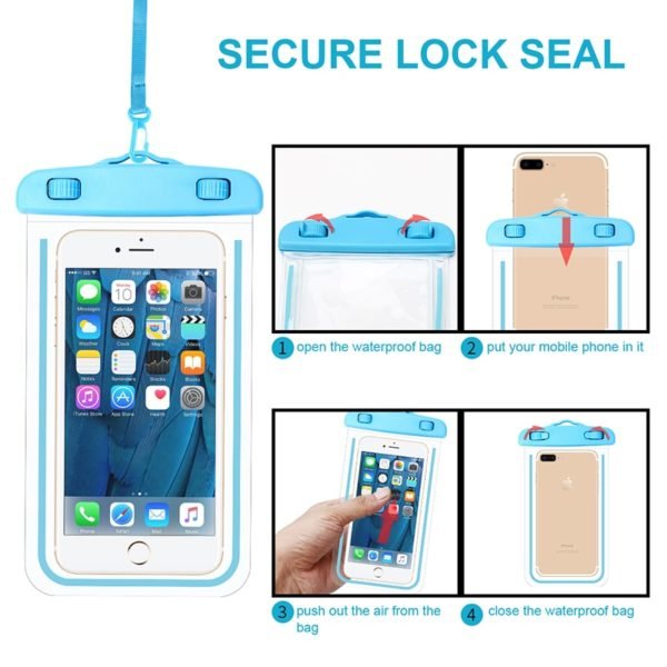 Swimming Phone Bag Real Waterproof Case For iPhone 11 Pro XS Max X 8 7 6 5