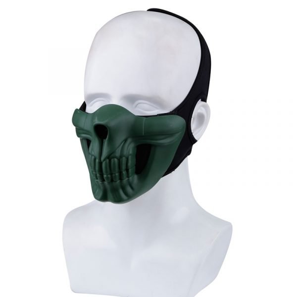 TACTIFANS Top Quality Skull Mask Captain s Hat Mesh Mask for BB Gun Paintball Party Mask 4