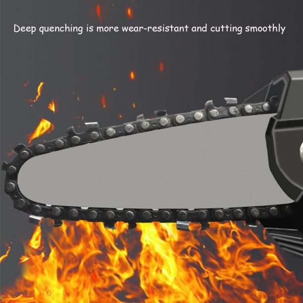 24V Rechargeable Cordless Electric Chain Saw Household Mini One hand Electric Saw Garden Logging Portable Electric 3