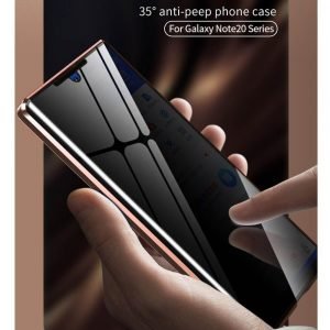 Samsung Double-Sided Protection Anti-Peep Tempered Glass Phone Case