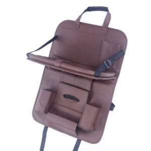 Foldable Tidy Tray Holder Brown PU Leather Car Seat Back Organiser Storage Bag 1.jpg 640x640 1