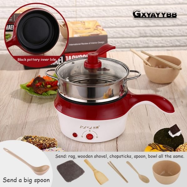 GXYAYYBBmulti functional mini electric cooker electric frying pan and noodle cooker for dormitory of electric frying 4