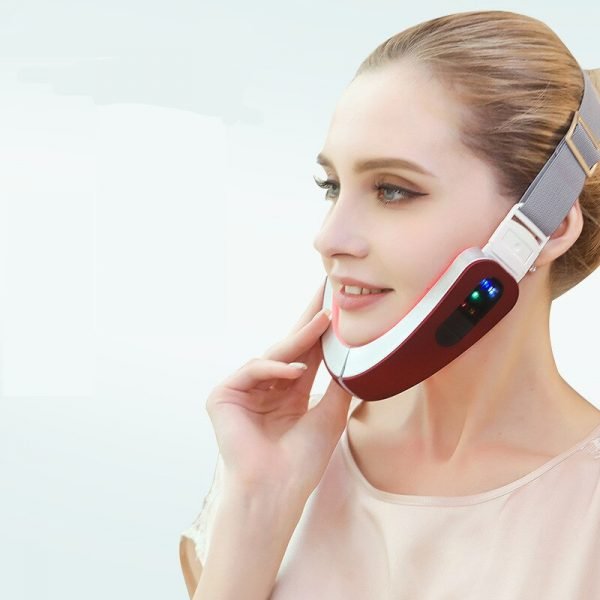 Microcurrent Face Massager Smart Voice TENS Face Lifting Facial V Face Slimming Hot Compress Physiotherapy Relief 1