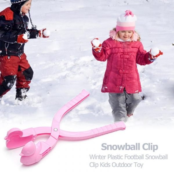 1PC Cartoon Duck Snowball Maker Clip Kids Winter Outdoor Snowball Fight Sports Snow Sand Mold Tools 5