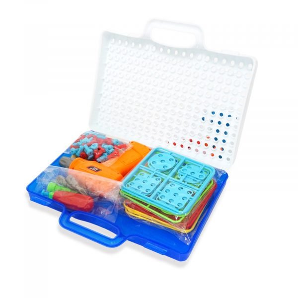 237pcs set Children DIY Assembling Building Blocks Platter Manual Disassembly Tool Toy DIY Electric Drill Puzzle 1