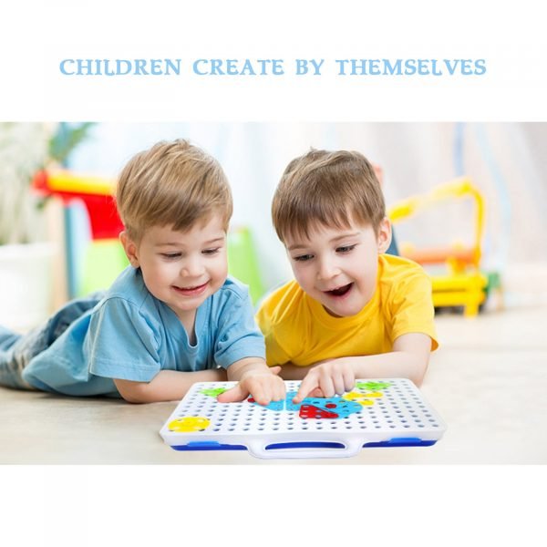 237pcs set Children DIY Assembling Building Blocks Platter Manual Disassembly Tool Toy DIY Electric Drill Puzzle 4