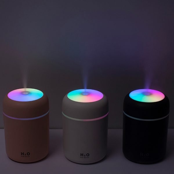 300ML Mini Air Humidifer Aroma Essential Oil Diffuser with LED Lamp USB Mist Maker Aromatherapy Humidifiers 5