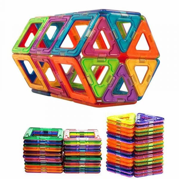 50PCS Mini Magnetic Building Blocks Magnetic Designer Construction Set Model Building Magnets Magnetic Blocks Educational Toys 5