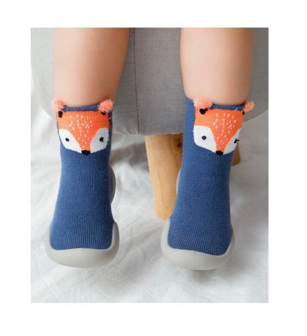 Baby Toddler Shoes Baby Shoes Non slip Fox Tiger Thickening Shoes Sock Floor Shoes Foot Socks 1