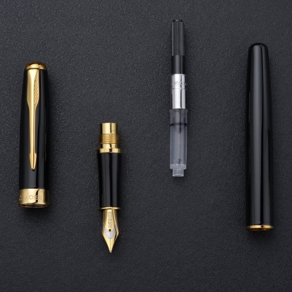 Baoer 388 Fountain Pen Ink High Quality Calligraphy pen pluma Metal Feather Dolma Kalem Plumas Estilograficas 3