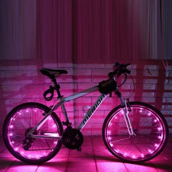 Bike Wheels Spoke Flash Light 20LED BLUE Motorcycle Cycling Bike Bicycle Wheels Spoke Flash Light Lamp 1