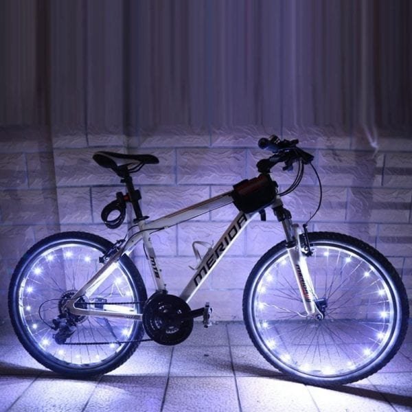 Bike Wheels Spoke Flash Light 20LED BLUE Motorcycle Cycling Bike Bicycle Wheels Spoke Flash Light Lamp 4