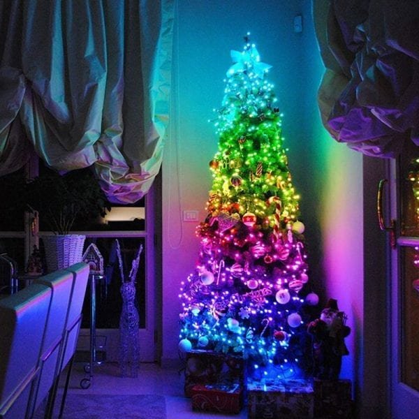 Christmas Tree Decoration LED Lights Smart Bluetooth Personalized String Lights Customized App Remote Control Lights Dropship 1